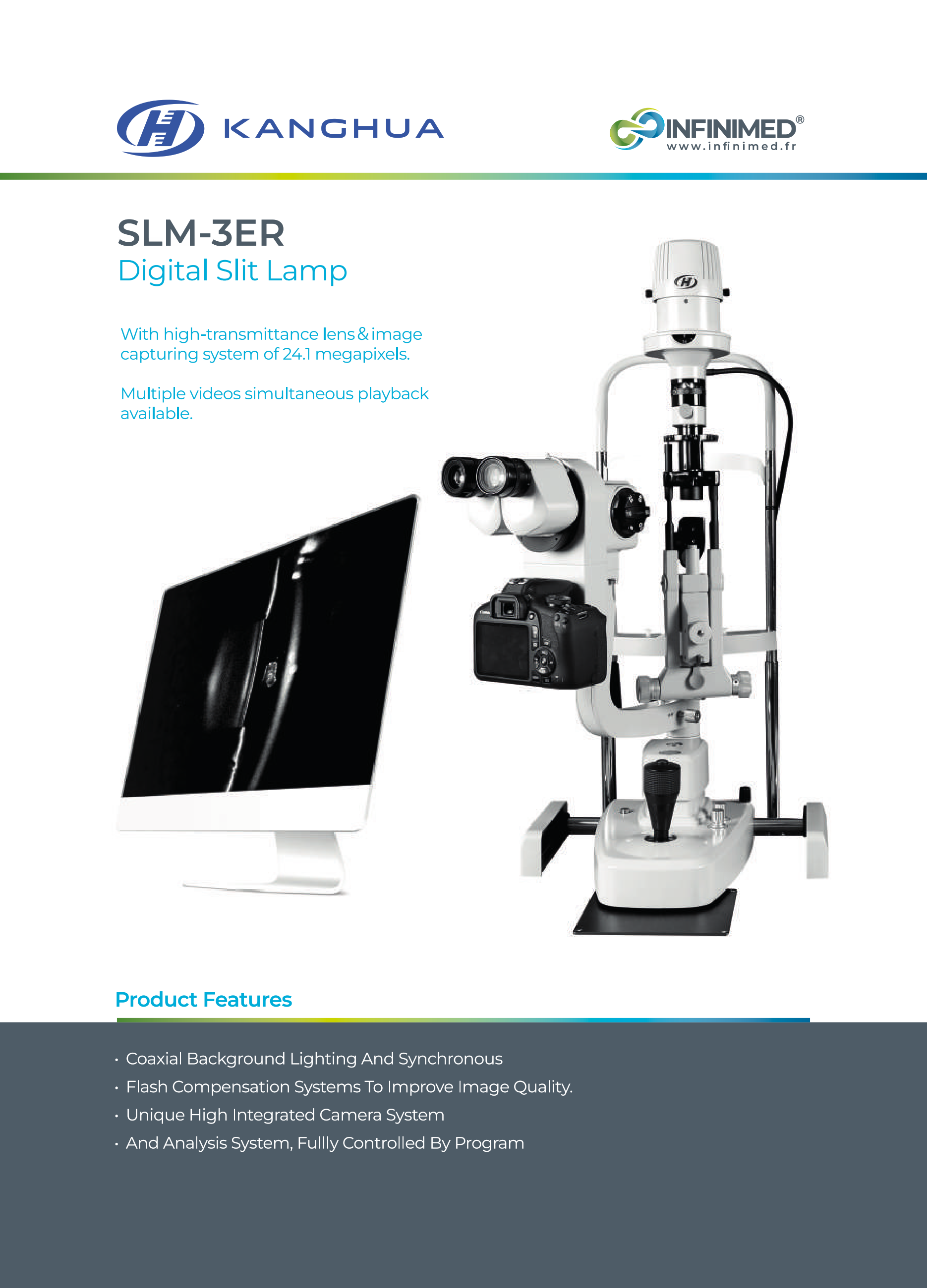 Lampe à fente numérqiue SLM 3ER