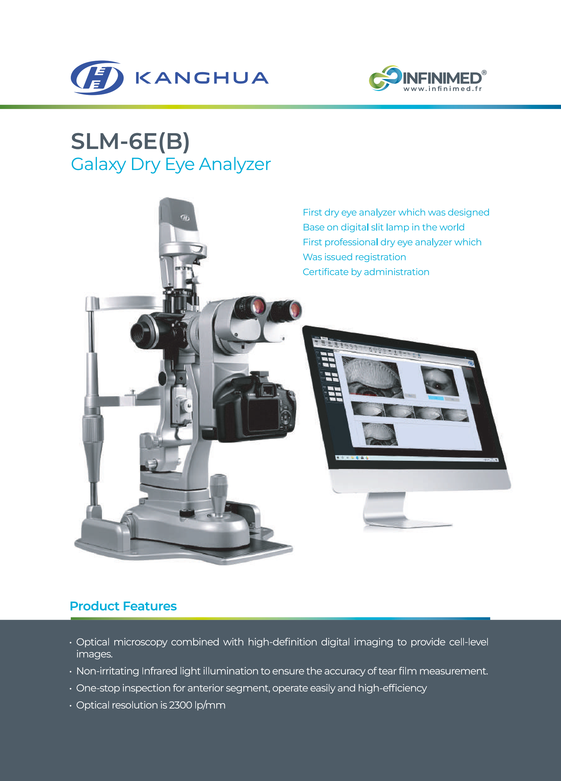 Digital Slit Lamp SLM-8E(Galaxy)